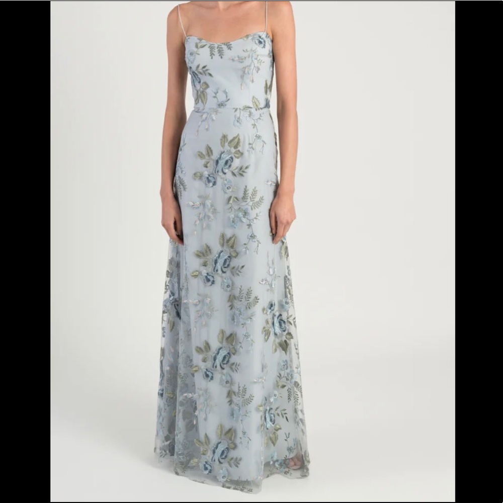 Jenny Yoo Drew Bridesmaid Dress; 0; Serenity Blue